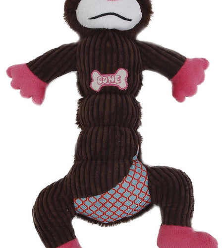 Pet Life ® 'Cuddle Plush' Mesh and Plush Squeaking Dog Toy