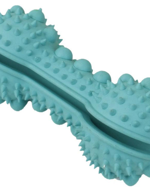 Load image into Gallery viewer, Pet Life ® 'Denta-Bone' TPR Treat Dispensing and Dental Cleaning Durable Dog Toy
