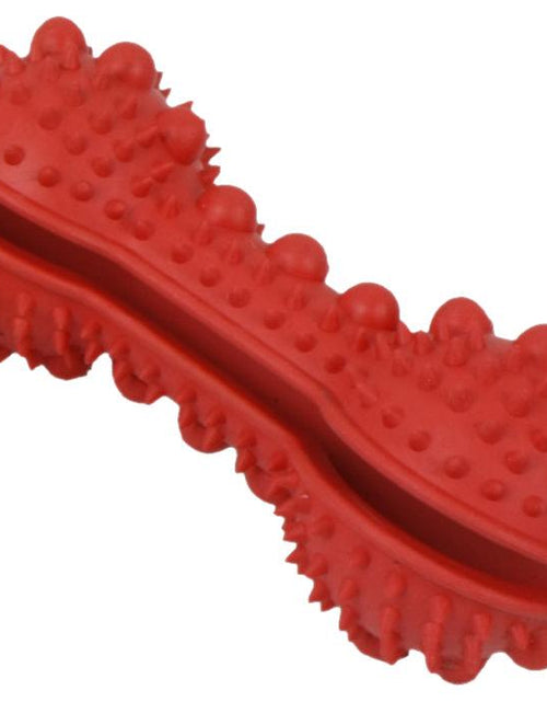 Load image into Gallery viewer, Pet Life ® 'Denta-Bone' TPR Treat Dispensing and Dental Cleaning Durable Dog Toy
