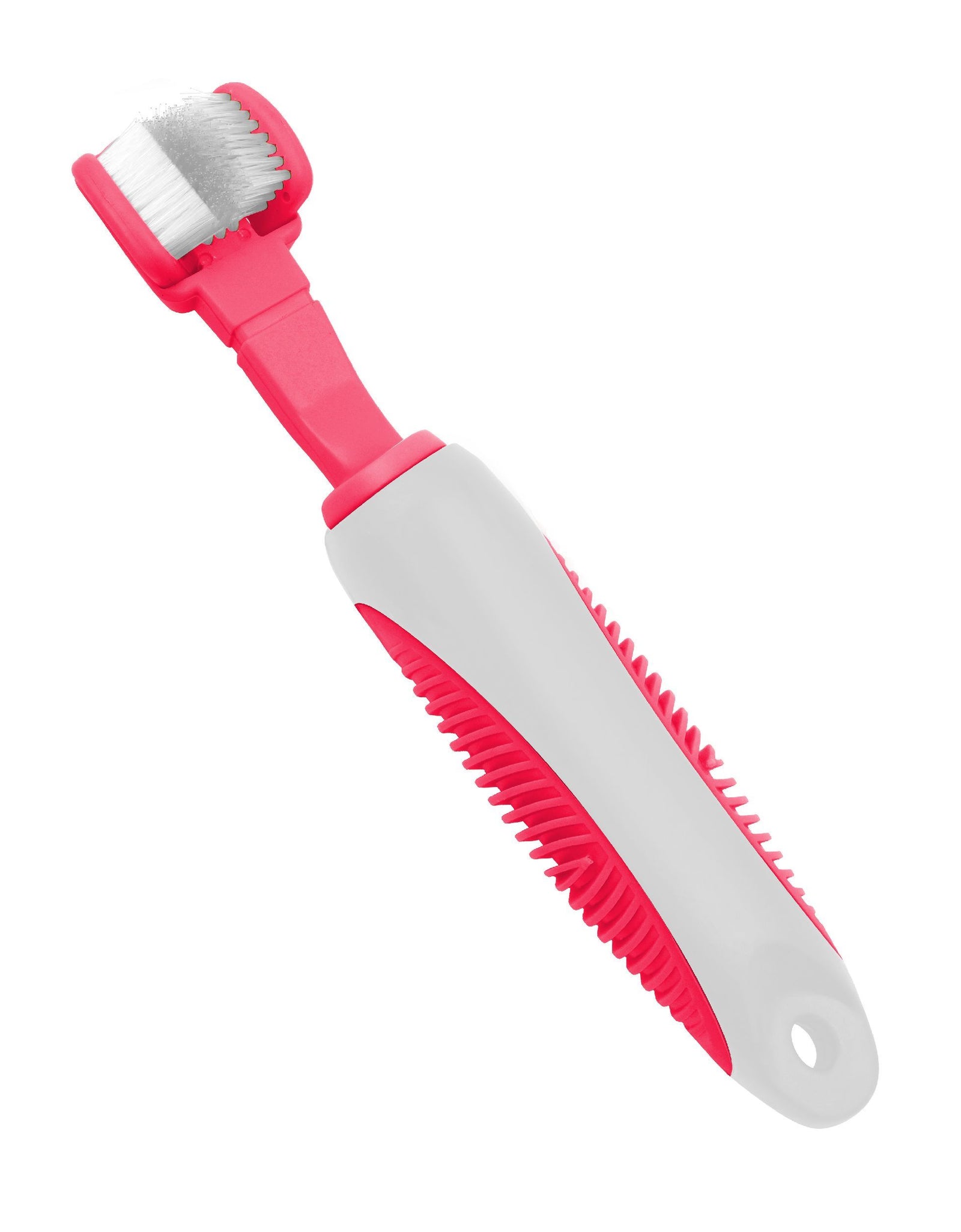 Pet Life ® 'Denta-Clean' Dual-Sided Action Bristle Pet Toothbrush