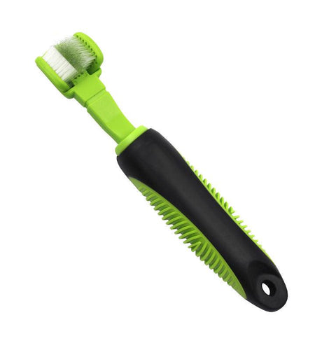 Pet Life ® 'Denta-Clean' Dual-Sided Action Bristle Pet Toothbrush