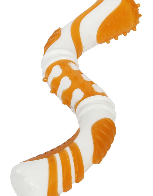 Load image into Gallery viewer, Pet Life ® 'Denta-Twist' TPR Durable Dental Chew Toy
