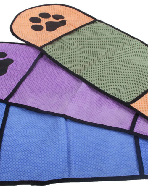 Load image into Gallery viewer, Pet Life ® 'Dry-Aid' Hand Inserted Bathing and Grooming Quick-Drying Microfiber Pet Towel
