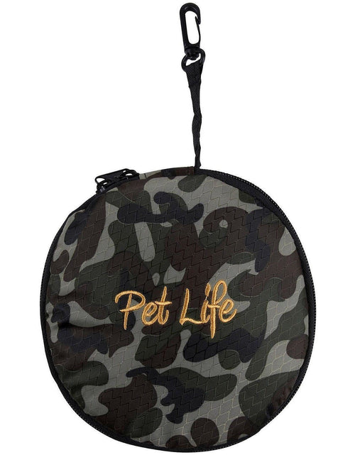 Load image into Gallery viewer, Pet Life ® 'Dual Folding' Food and Water Collapsible Pet Travel Cat and Dog Bowl
