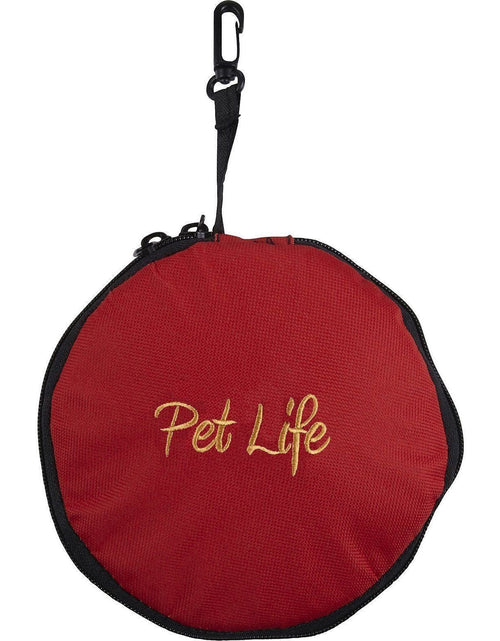 Load image into Gallery viewer, Pet Life ® 'Dual Folding' Food and Water Collapsible Pet Travel Cat and Dog Bowl
