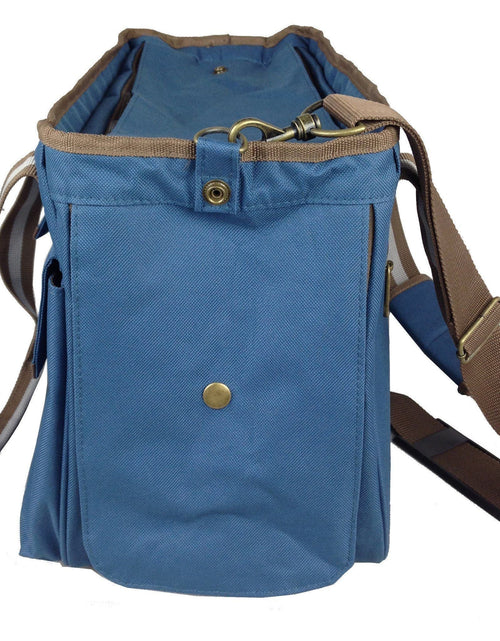 Load image into Gallery viewer, Pet Life ® Dual Snap Pocketed Fashion Designer Canvas Travel Pet Dog Carrier
