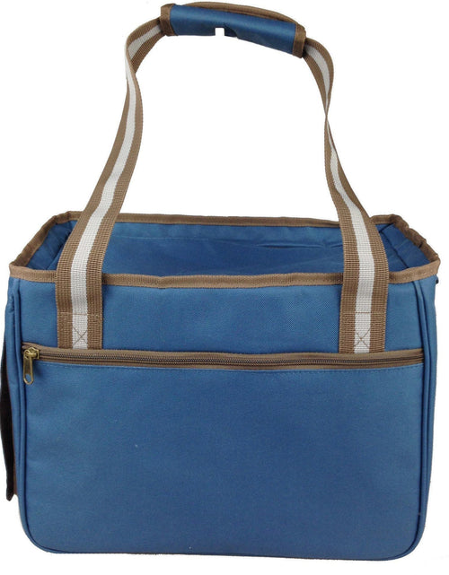 Load image into Gallery viewer, Pet Life ® Dual Snap Pocketed Fashion Designer Canvas Travel Pet Dog Carrier
