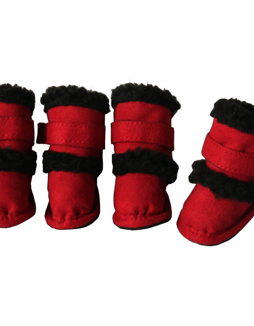 Load image into Gallery viewer, Pet Life ® 'Duggz' 3M Insulated Winter Fashion Dog Shoes Booties - Set of 4
