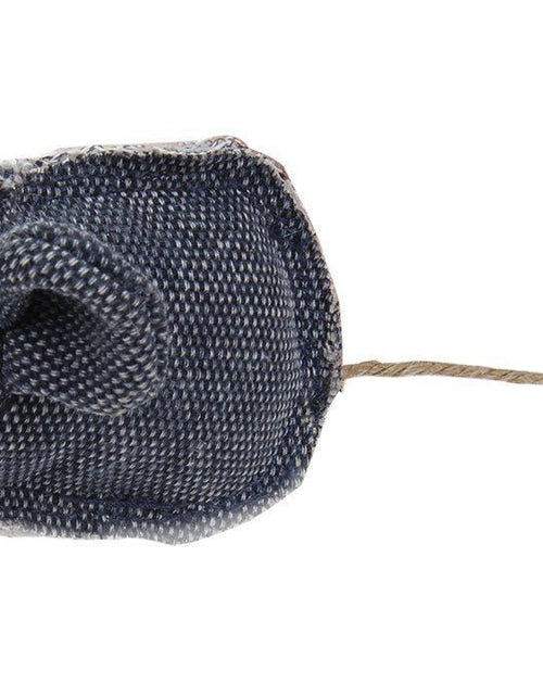 Load image into Gallery viewer, Pet Life ® 'Pompom Tailed' Durable Cat and Mouse Plush Cat Toy

