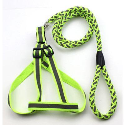 Load image into Gallery viewer, Pet Life ® 'Easy Tension' Reflective Stitched Adjustable 2-in-1 Pet Dog Leash and Harness
