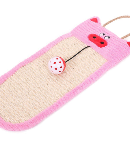 Pet Life ® Eco-Natural Sisal and Jute Hanging Carpet Cat Scratcher
