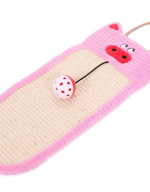 Load image into Gallery viewer, Pet Life ® Eco-Natural Sisal and Jute Hanging Carpet Cat Scratcher
