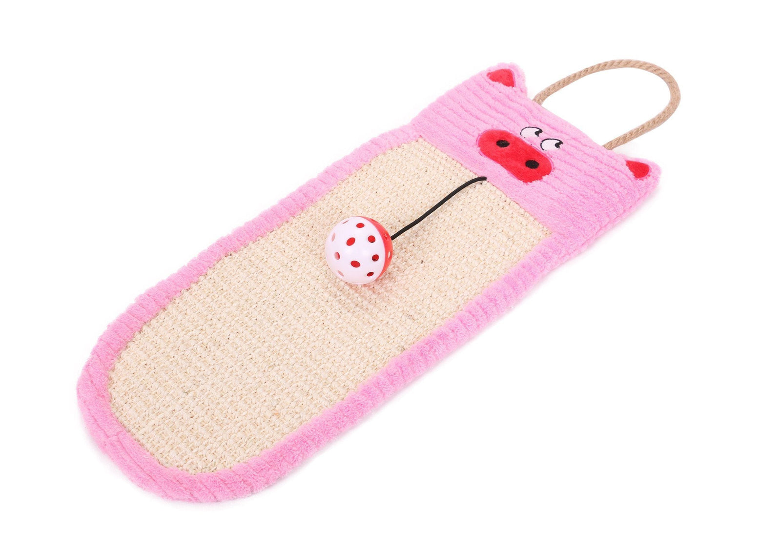 Pet Life ® Eco-Natural Sisal and Jute Hanging Carpet Cat Scratcher