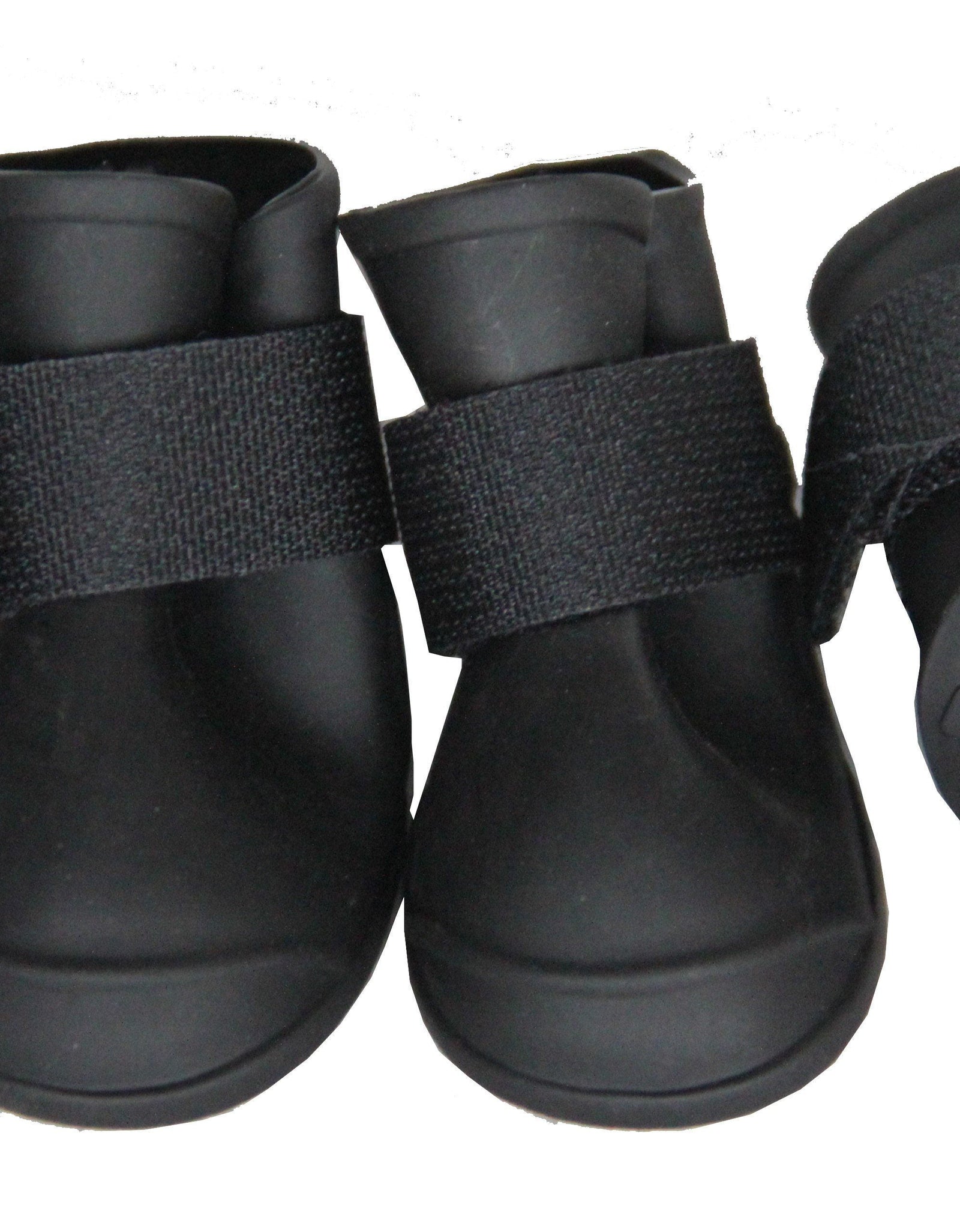 Pet Life ® Elastic Protective Multi-Usage All-Terrain Rubberized Dog Shoes - Set of 4