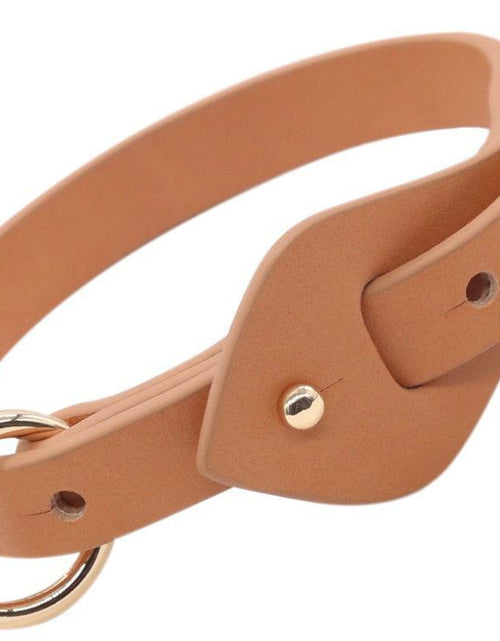 Load image into Gallery viewer, Pet Life ® 'Ever-Craft' Boutique Series Adjustable Designer Leather Dog Collar
