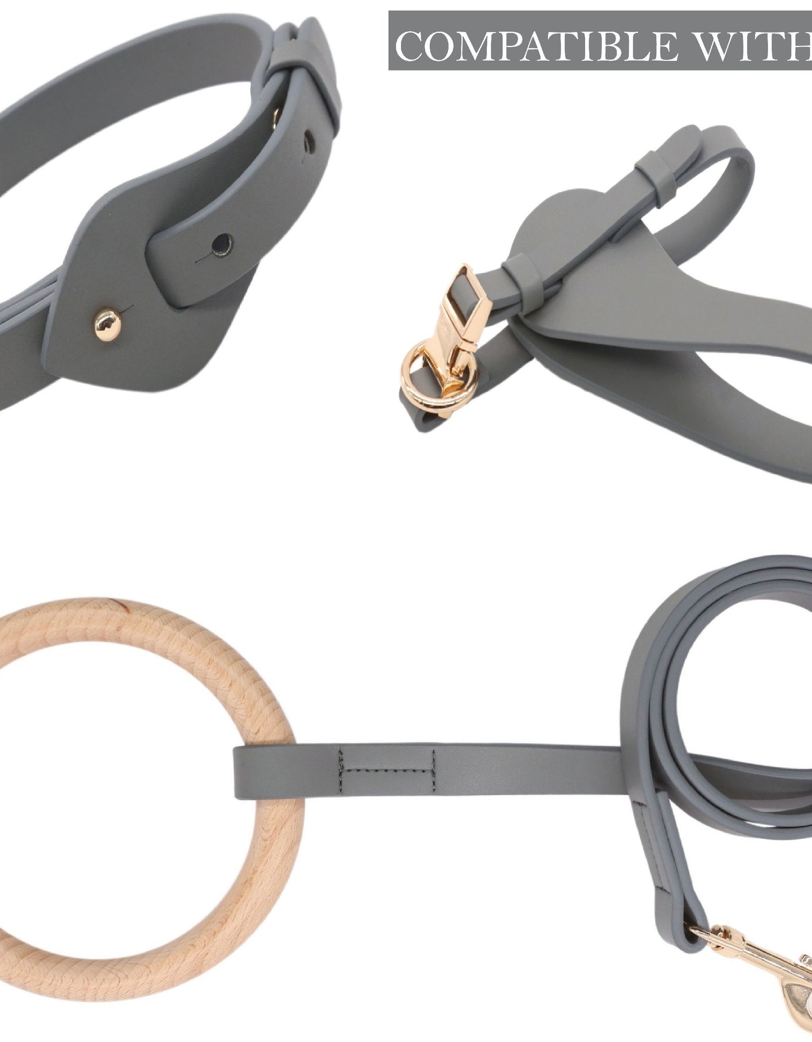 Pet Life ® 'Ever-Craft' Boutique Series Adjustable Designer Leather Dog Collar