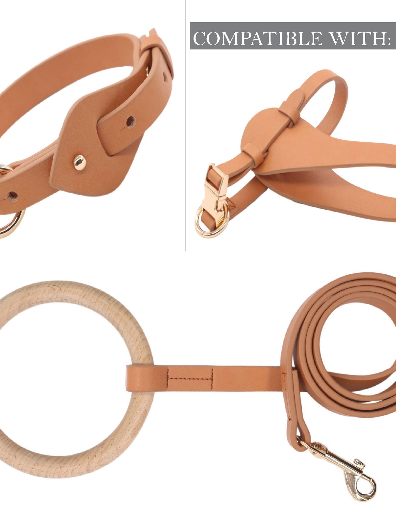 Pet Life ® 'Ever-Craft' Boutique Series Adjustable Designer Leather Dog Collar