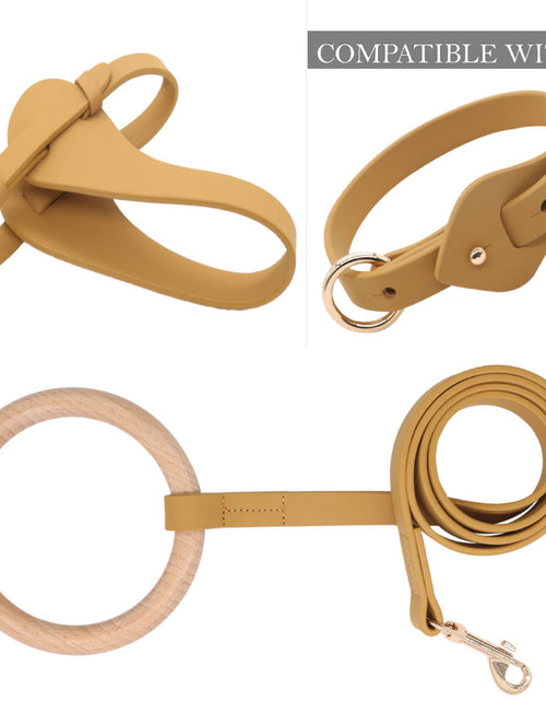 Load image into Gallery viewer, Pet Life ® 'Ever-Craft' Boutique Series Adjustable Designer Leather Dog Harness
