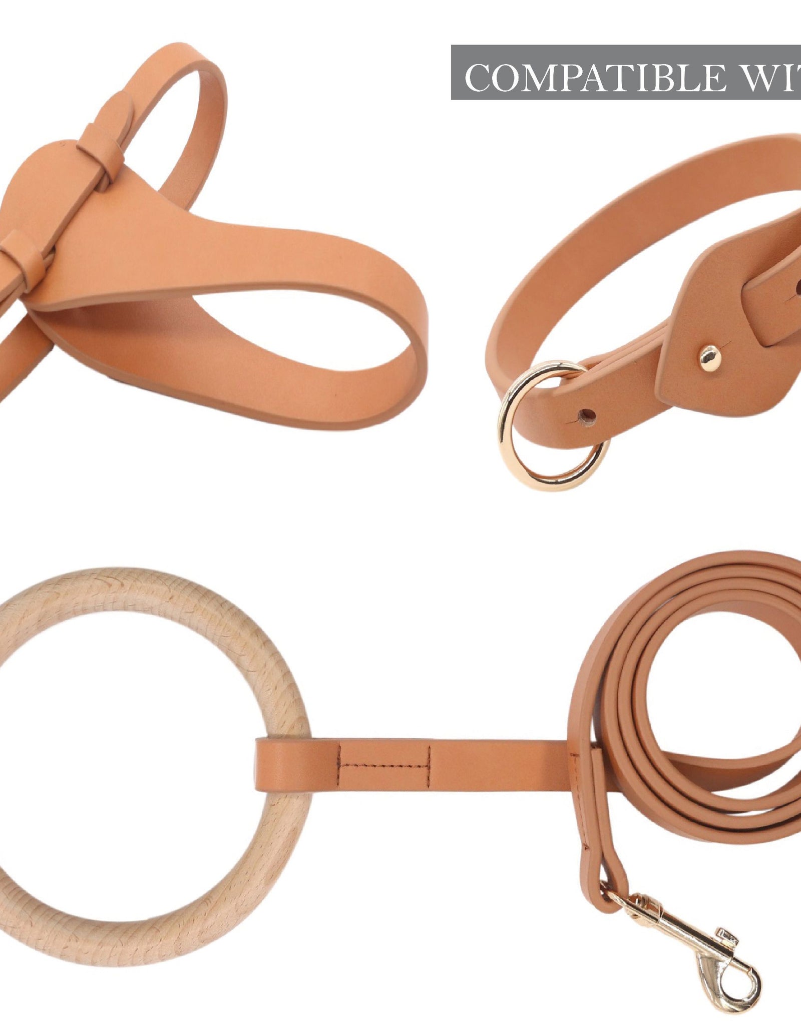 Pet Life ® 'Ever-Craft' Boutique Series Adjustable Designer Leather Dog Harness