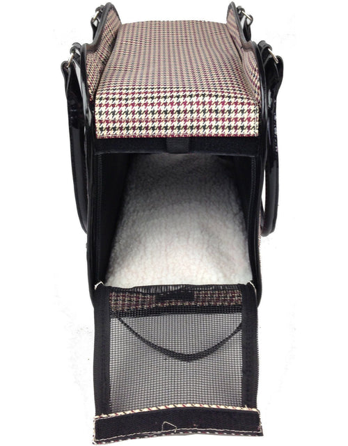 Load image into Gallery viewer, Pet Life ® Exquisite Airline Approved Designer Travel Pet Dog Handbag Carrier
