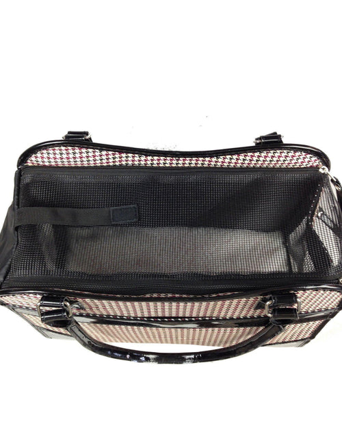 Load image into Gallery viewer, Pet Life ® Exquisite Airline Approved Designer Travel Pet Dog Handbag Carrier
