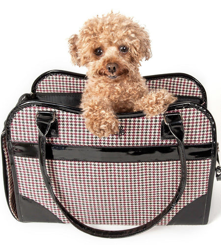 Pet Life ® Exquisite Airline Approved Designer Travel Pet Dog Handbag Carrier