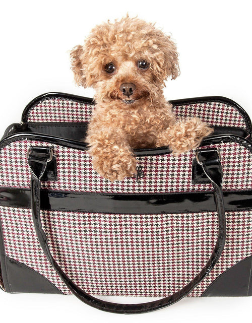 Load image into Gallery viewer, Pet Life ® Exquisite Airline Approved Designer Travel Pet Dog Handbag Carrier
