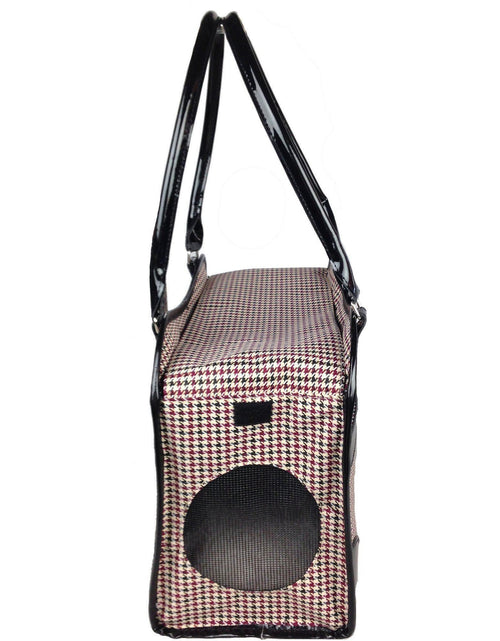 Load image into Gallery viewer, Pet Life ® Exquisite Airline Approved Designer Travel Pet Dog Handbag Carrier
