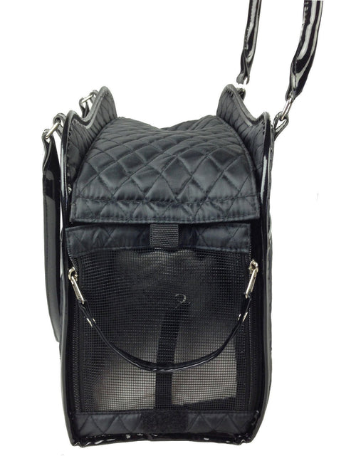 Load image into Gallery viewer, Pet Life ® Exquisite Airline Approved Designer Travel Pet Dog Handbag Carrier
