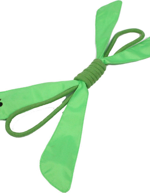 Load image into Gallery viewer, Pet Life ® 'Extreme Bow' Sporty Rope and Squeak Dog Toy
