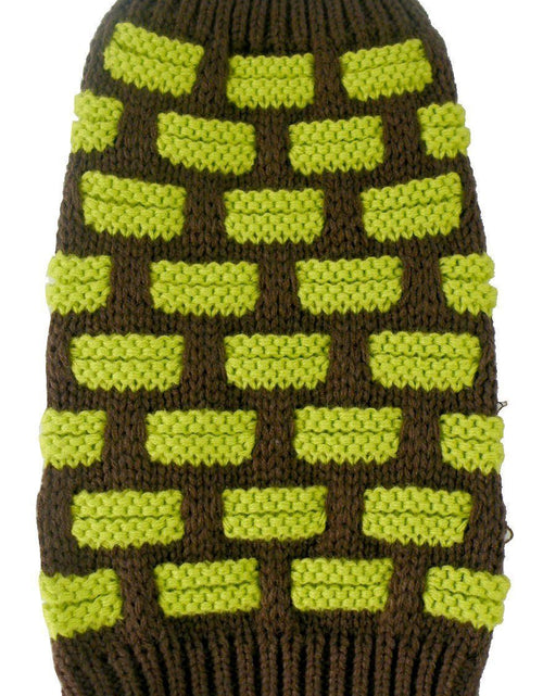 Load image into Gallery viewer, Pet Life ® Fashion Weaved Heavy Knit Designer Ribbed Turtle Neck Dog Sweater
