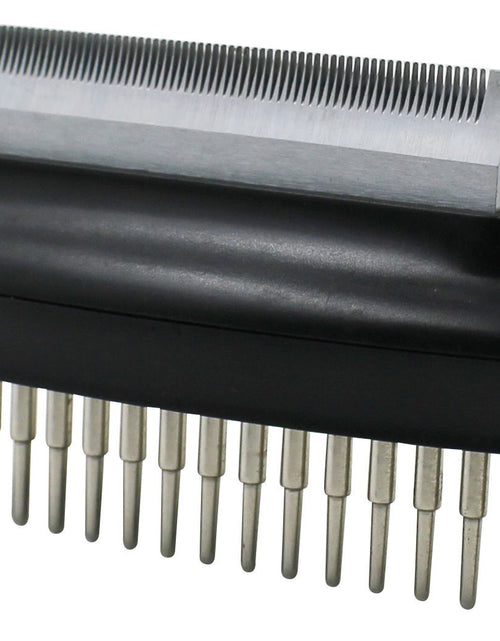 Load image into Gallery viewer, Pet Life ® Flex Series 2-in-1 Dual-Sided Grooming Undercoat Pet Rake and Deshedder
