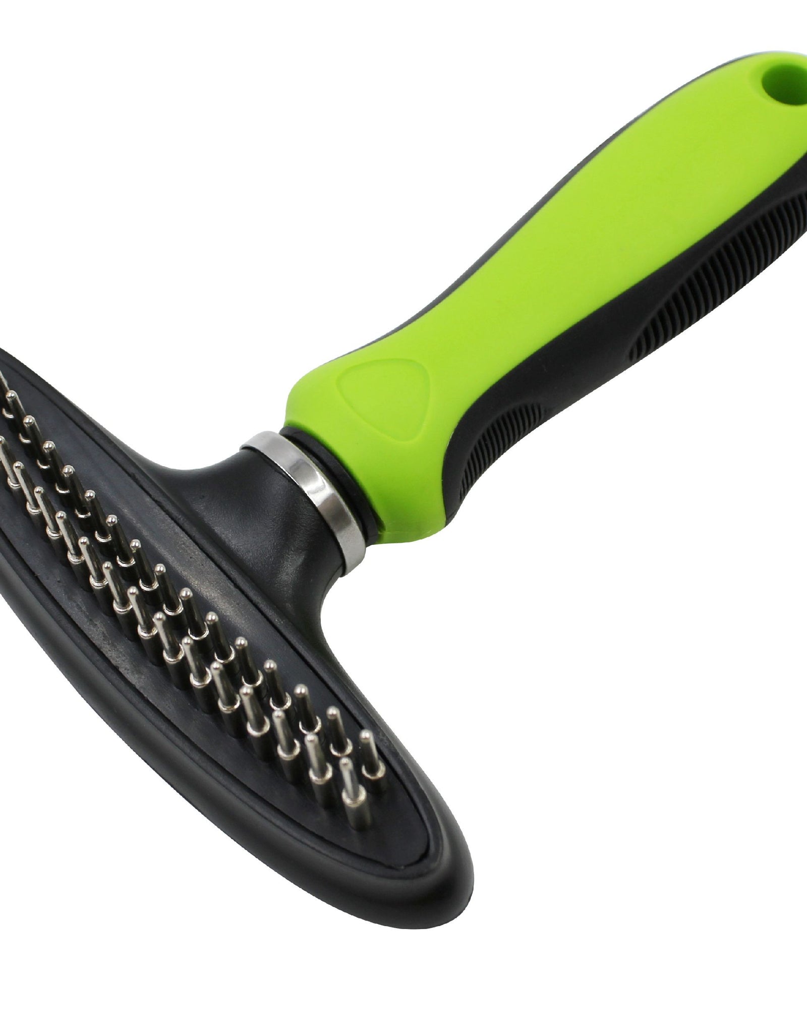 Pet Life ® Flex Series Dual-Row Grooming Rake Pet Comb