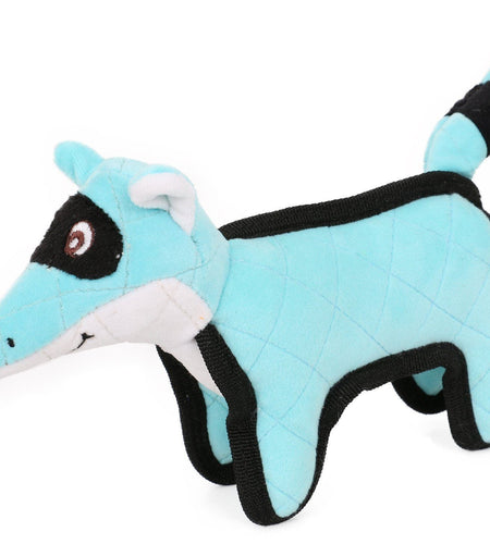 Pet Life ® 'Foxy-Tail' Animated Nylon Quilted Squeaker Plush Dog Toy