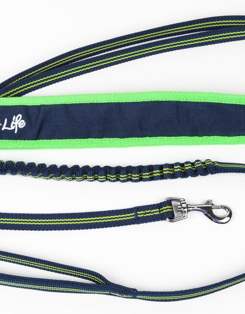 Load image into Gallery viewer, Pet Life ®  'Free-Fetcher' Hands Free Over-The-Shoulder Shock Absorbent Dog Leash
