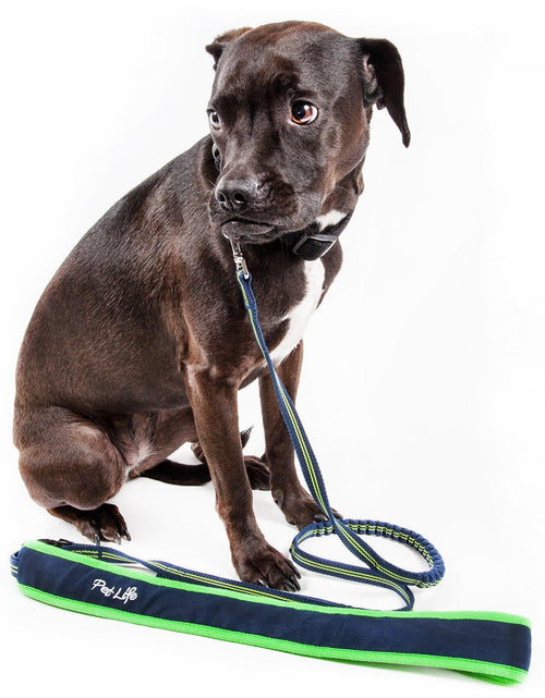 Load image into Gallery viewer, Pet Life ®  'Free-Fetcher' Hands Free Over-The-Shoulder Shock Absorbent Dog Leash
