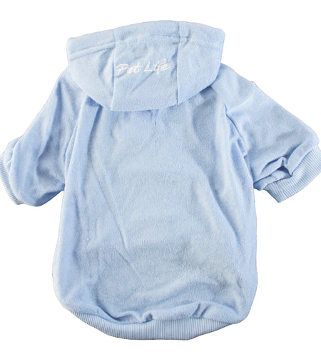 Pet Life ® French Terry Ultra-Soft Quick-Drying Hooded Dog Sweater