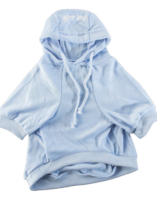 Load image into Gallery viewer, Pet Life ® French Terry Ultra-Soft Quick-Drying Hooded Dog Sweater
