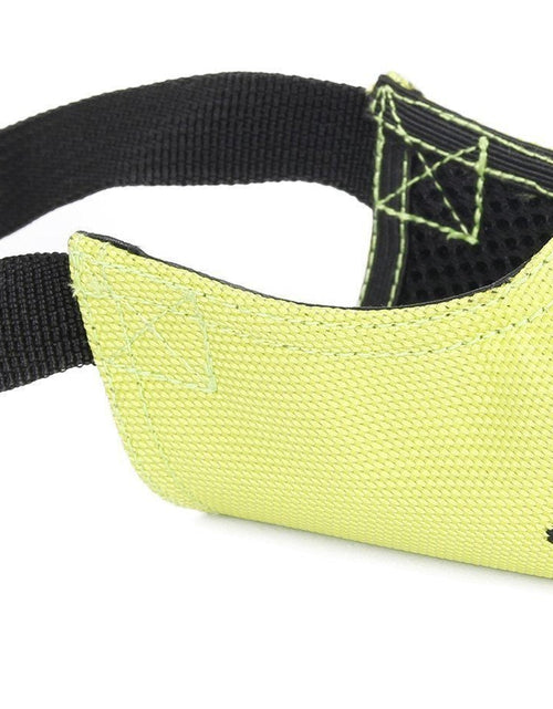 Load image into Gallery viewer, Pet Life ® 'Funimation' Animated Nylon Mesh Protective Travel Anti-Bark Dog Muzzle
