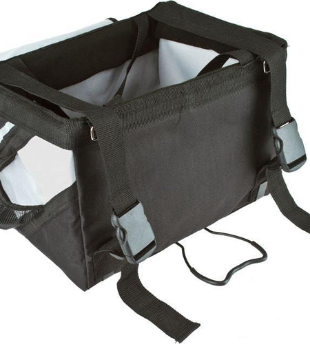 Pet Life ® 'Fur-Cycle' 2-in-1 Bicycle Bike Attachment Soft Folding Fashion Travel Pet Dog Carrier Crate
