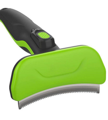 Pet Life ® 'Fur-Guard' Easy Self-Cleaning Grooming Deshedder Pet Comb