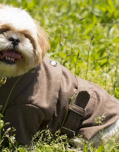 Load image into Gallery viewer, Pet Life ® 'Galore Back-Buckled' Fashion Wool Dog Jacket Coat
