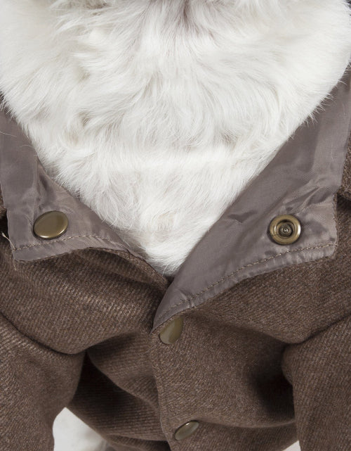 Load image into Gallery viewer, Pet Life ® 'Galore Back-Buckled' Fashion Wool Dog Jacket Coat
