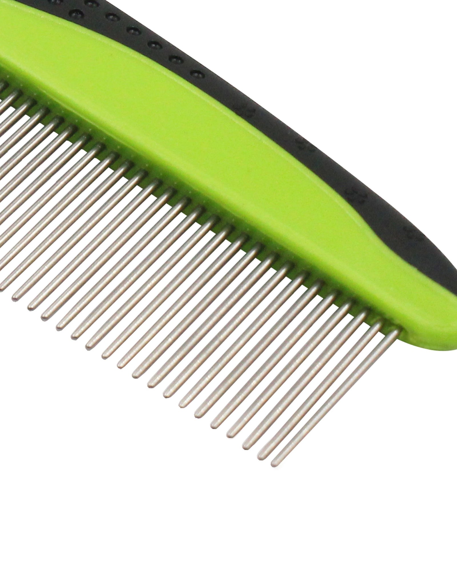 Pet Life ® Grip Ease' Wide and Narrow Tooth Grooming Pet Comb