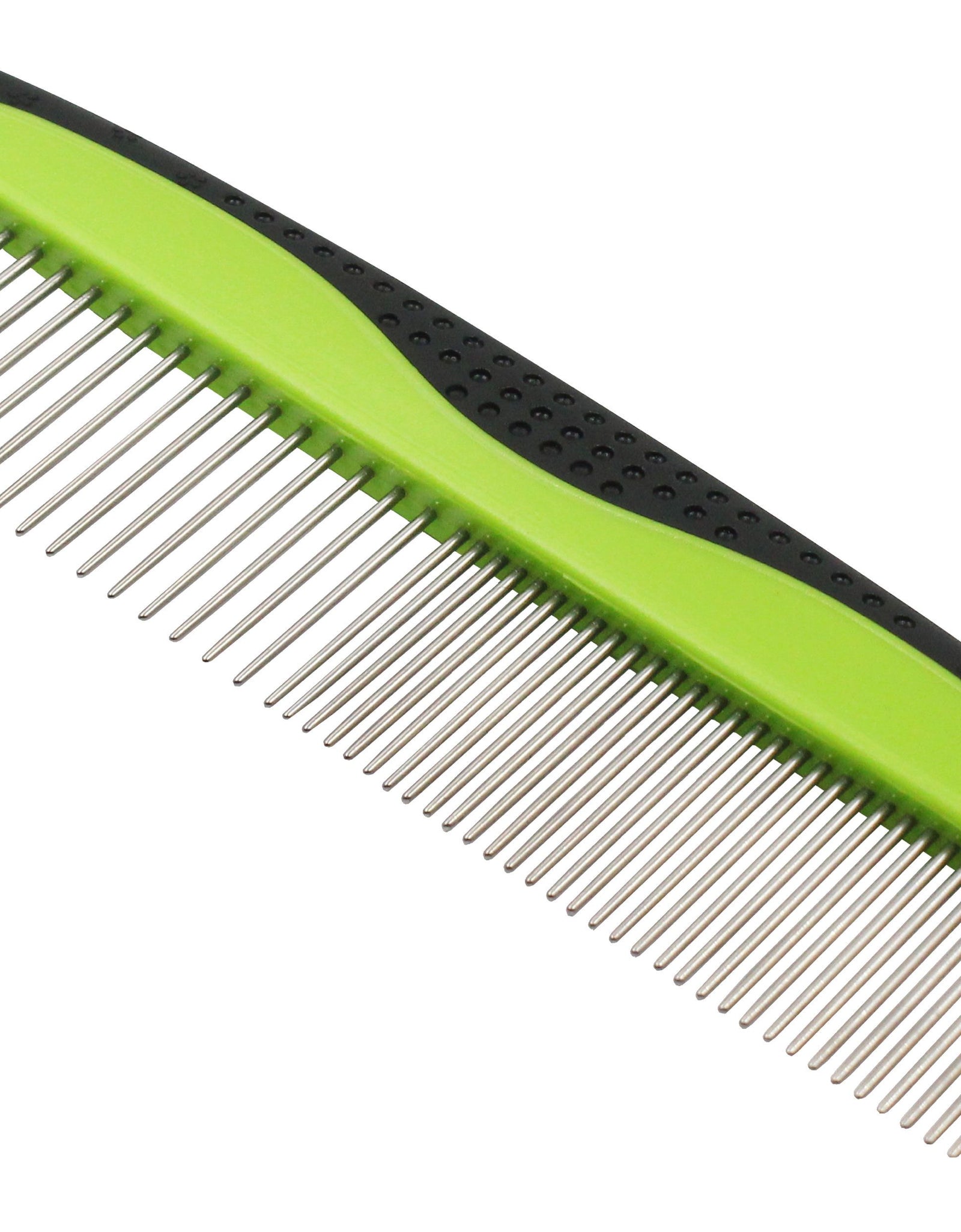 Pet Life ® Grip Ease' Wide and Narrow Tooth Grooming Pet Comb