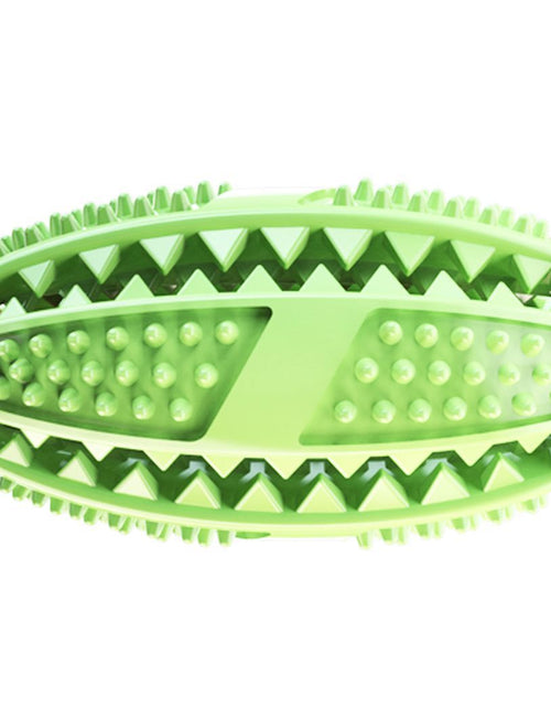 Load image into Gallery viewer, Pet Life ® 'Grip N' Play' Treat Dispensing Football Shaped Suction Cup Dog Toy
