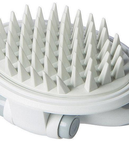 Pet Life ® 'Gyrater' Swivel Travel Silicone Massage Grooming Pet Brush