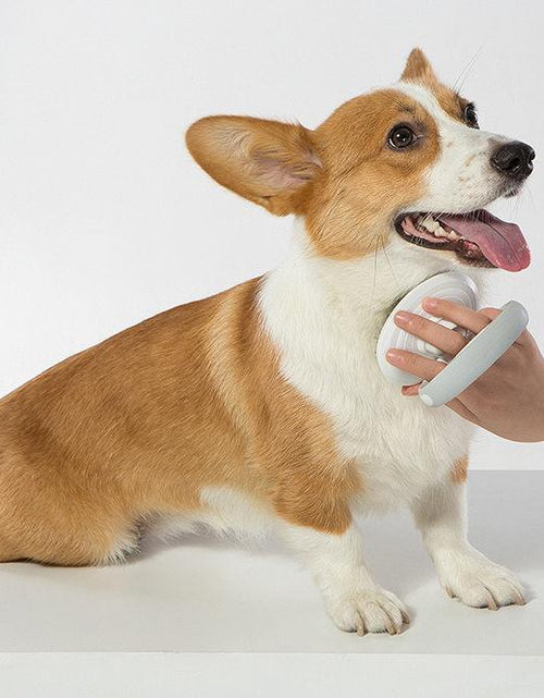 Load image into Gallery viewer, Pet Life ® 'Gyrater' Travel Swivel Pet Grooming Pin Brush
