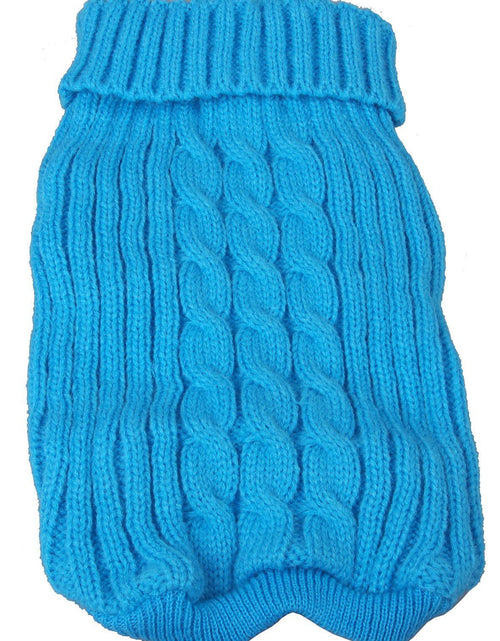 Load image into Gallery viewer, Pet Life ® Heavy Cotton Rib-Collared Fashion Dog Sweater
