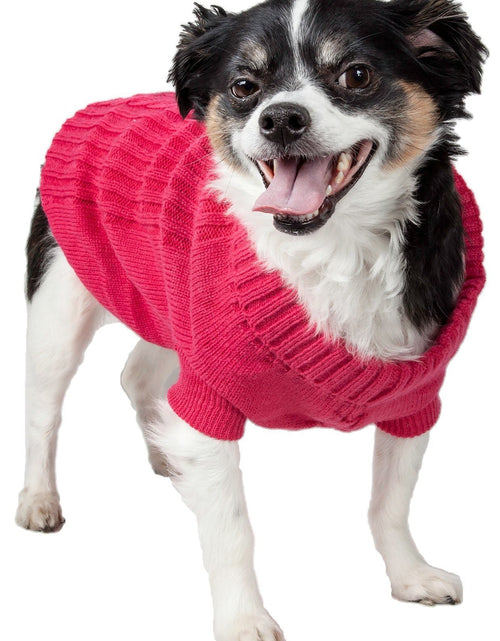 Load image into Gallery viewer, Pet Life ® Heavy Cotton Rib-Collared Fashion Dog Sweater
